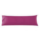 Body Pillowcase - Microfiber Pillowcase Body Pillow Size 20X54 Vivacious Magenta