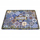 Tile Azulejo Portugal Themed Plastic Placemat And Coaster Set