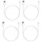 4 Pack Cam Charge Cable - Replacement Cable For Nest Cam (3 Ft) Snow