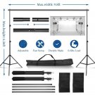 10Ft Adjustable Background Support Stand Photo Crossbar Kit Photography