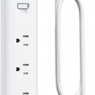 Anker PowerPort Strip 3-Outlet Flat Plug 3 PowerIQ USB Charging Port w/ 5ft Cord