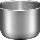 Insignia- 6-Quart Stainless Steel Pressure Cooker Pot
