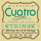 D'Addario J96 Set Cuatro Puerto Silver