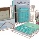Office Desk Organizer Set - 5-Piece Desk Supply Accessories for Home Dorm Office
