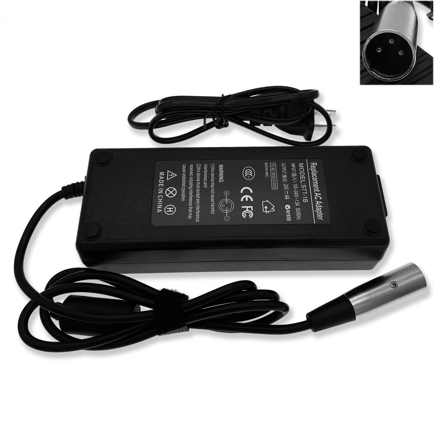 24V 4A 96W Hoveround Mpv5 Mobility Chair Currie Electric Scooter Battery Charger