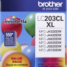 Brother - LC2033PKS XL High-Yield 3-Pack Ink Cartridges - Cyan/Magenta/Yellow