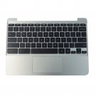 Genuine HP Chromebook 11 G5 Silver Palmrest Keyboard & Touchpad 900818-001