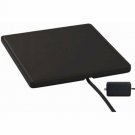 RCA Multi-Directional Amplified Digital Flat Home Theater Antenna in Black