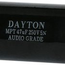 Dayton Audio - DMPC-47 - 47uF 250V Polypropylene Capacitor
