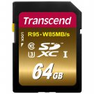 64GB Transcend SDXC UHS-I (U3) Class 10 Memory Card