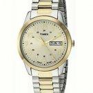 Timex Corporation Mens South Street Sport Two-Tone/Champagne Extra Long
