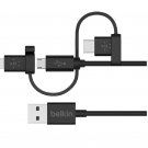 Belkin BKNF8J050BT04 Universal Cable with Micro USB, USB-C & Lightning