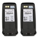 2Pcs New Battery For Motorola Xpr6350 Xpr6380 Xpr6550 Xpr6580 Portable Pmnn4077