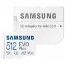 US Seller EVO Plus Samsung Memory 512GB 512 G GB Micro SD SDXC MicroSD Class 10