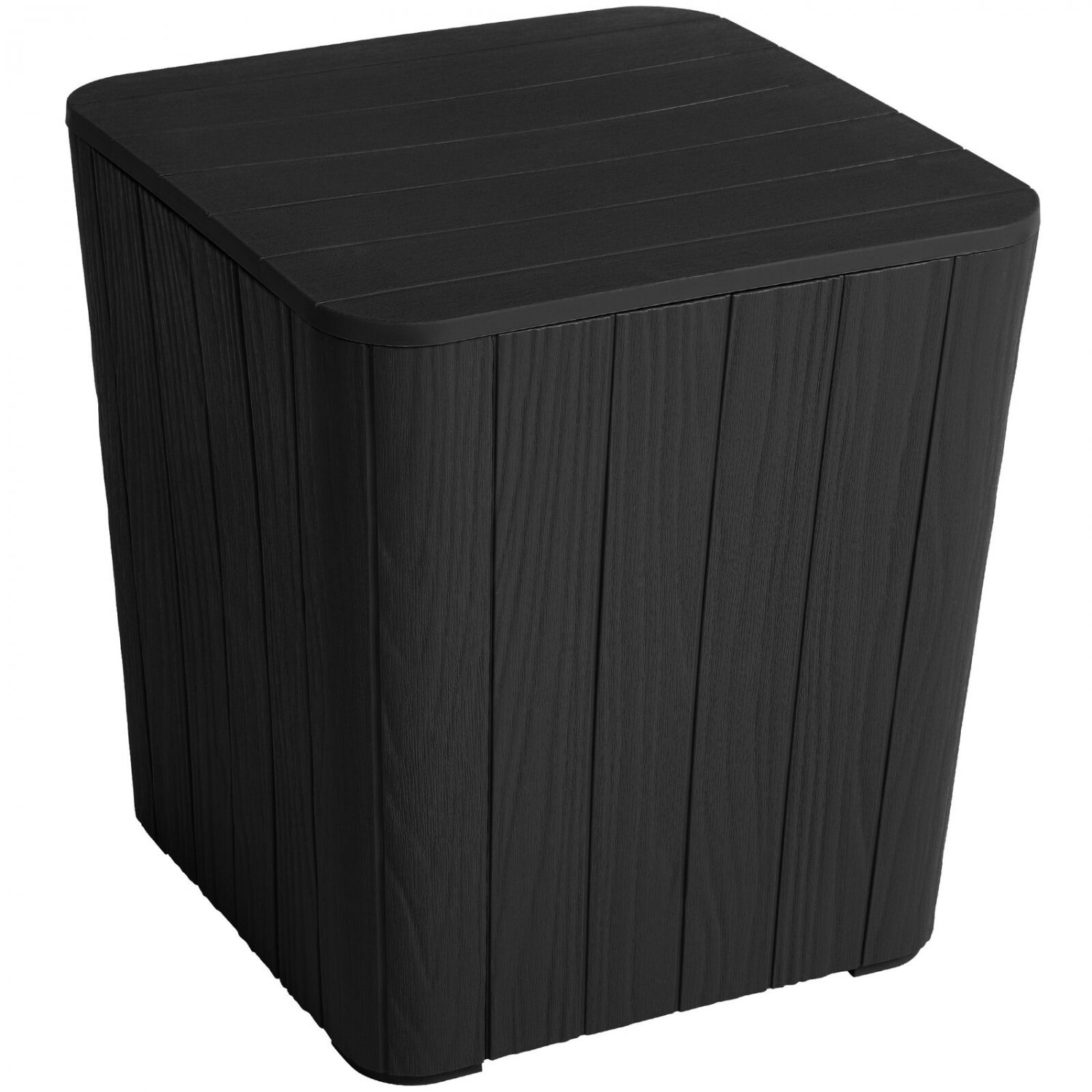 Black Deck Box Storage Patio Outdoor 11.5 Gallon Resin Organizer Bin