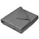 25 lbs Bedroom Weighted Blankets Queen/King Size w/Cotton Glass Beads Dark Grey