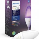 Philips Hue White & Color Ambiance LED E12 Candle Smart Light Bulb