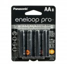 Panasonic Eneloop Pro AA 2550mAh Rechargeable Ni-MH Battery, 8 Pack #BK-3HCCA8BA