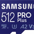 Samsung - PRO Plus 512GB microSDXC UHS-I Memory Card with Adapter