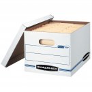 Bankers Box Stor/File Basic-Duty Storage Boxes, 10 1/2""x16 1/4""x16 1/4"", 20-Pk