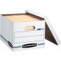 Bankers Box Stor/File Basic-Duty Storage Boxes, 10 1/2""x16 1/4""x16 1/4"", 20-Pk