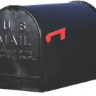 NEW SOLAR GROUP ST200B00 BLACK METAL LARGE JUMBO SIZE RURAL MAILBOX USA 7277494