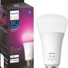 Philips Hue White & Color Ambiance 100W A21 LED Smart Bulb