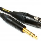 Mogami Gold TRSXLRF-15 Balanced 1/4"" to XLR Female Patch Cable - 15'