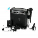 Pyle Portable Karaoke PA Speaker Amplifier & Microphone System, Bluetooth