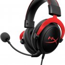 HyperX Cloud II 7.1 Surround Sound Wired Gaming Headset - Black & Red