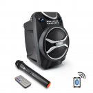 NEW Pyle PWMAB210BK 300W Bluetooth Portable Speaker & Recorder w/ Wireless Mic