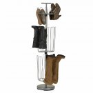 Metal Shoe Tree Boot Shapers Adjustable 12 Pair 6 Holder Support Stand Storage