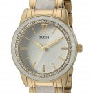 GUESS W0706L3,Ladies Dress,Stainless Steel,Gold-Tone,Crystal Accented Bezel,30m
