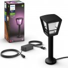 Philips Hue Econic White & Color Ambiance Outdoor Smart Pathway Light Base kit