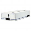 Bankers Box Liberty Check and Form Boxes - White/Blue (12/Carton)