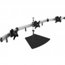 Easy-Adjust Triple Monitor Desk Stand For 13"" To 27"" Displays