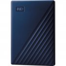 WD My Passport for Mac 4TB USB Portable External Hard Drive Blue WDBA2F0040BBL