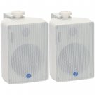 Atlas Sound SM42T-W 4"" 2-Way Speaker Pair White
