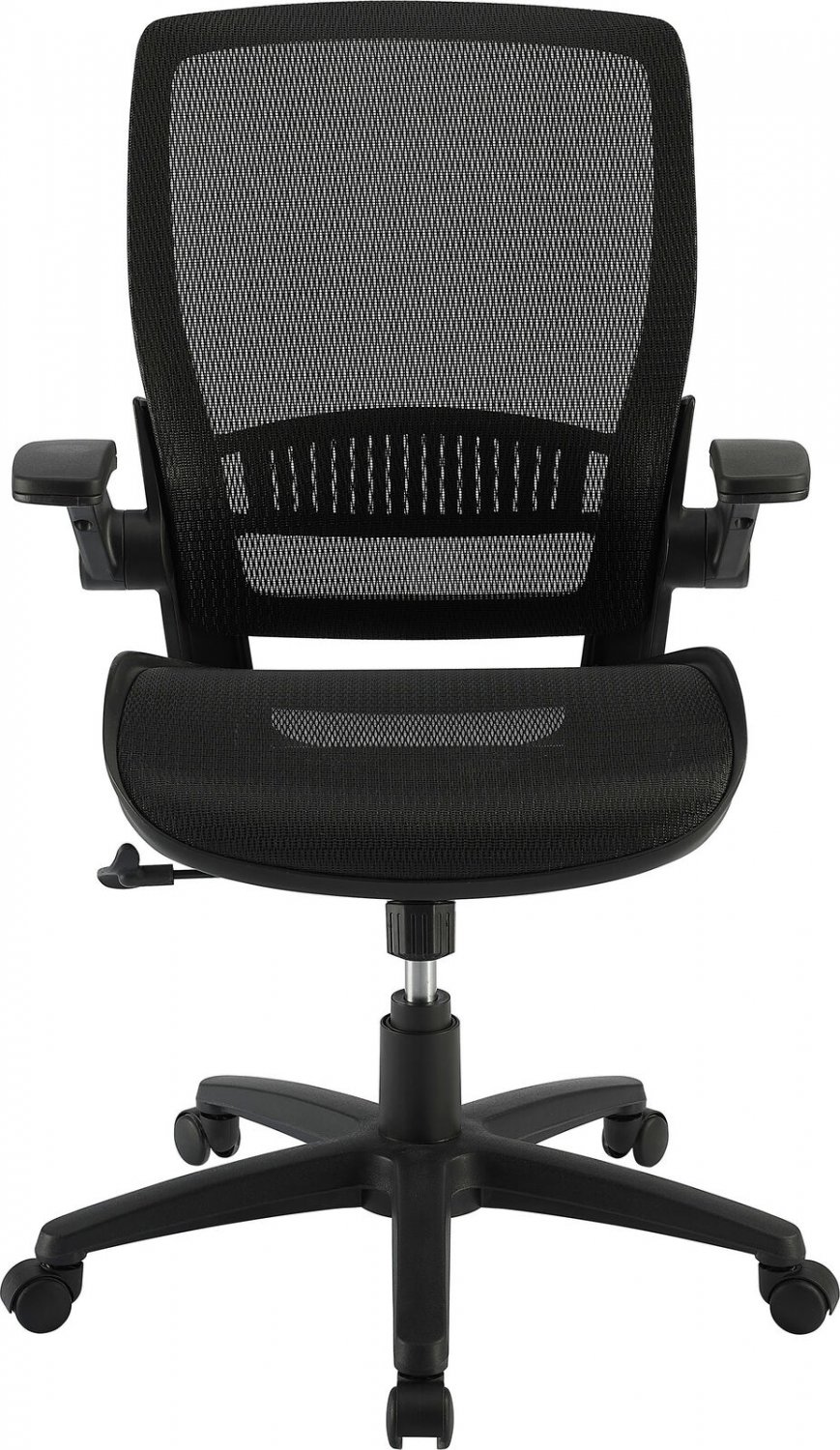 Insignia- Ergonomic Mesh Office Chair with Adjustable Arms - Black