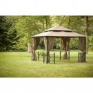 Outdoor Patio Replacement Canopy 12 X 12 Ft Harbor Gazebo Weather Resistant New