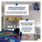 Cp3100 1/4"" X 100' Dual-Hose Twin Welding Welder Reel