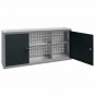 Metal Wall Mounted Tool Cabinet Box Garage Storage Cupboard Chest Industrial Us