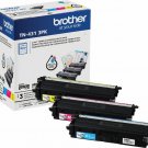 Brother - TN431 3-Pack Standard-Yield Toner Cartridges - Cyan/Magenta/Yellow