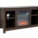 Electric Fireplace Tv Stand Wood Mantel For Tv Up To 50""Fireplace Television