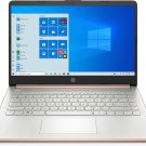 HP 14 Series 14 Laptop Intel Celeron N4020 4GB RAM 64GB eMMC Pale Rose Gold