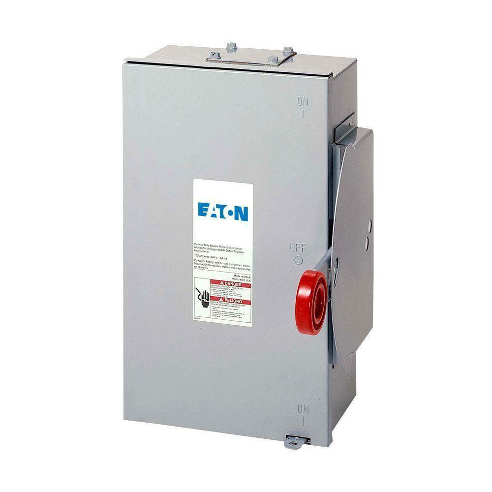 100Amp 240Volt Non Fused Safety Switch Double Throw Outdoor Generator Disconnect
