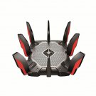 TP-Link - Archer AX11000 Tri-Band Wi-Fi 6 Router - Black/Red