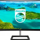 Philips - E-Line 328E1CA 31.5"" LCD Curved 4K UHD Monitor - Black