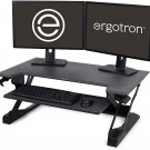 Ergotron WorkFit-TL 37.5"" Sit-Stand Desktop Workstation (Black)