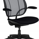 Humanscale Liberty Task Chair Adjustable Duron Arms, Monofilament Stripe Mesh